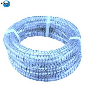 Flexible Clear PVC Spring Spiral Steel Wire Reinforced Water Fuel Suction