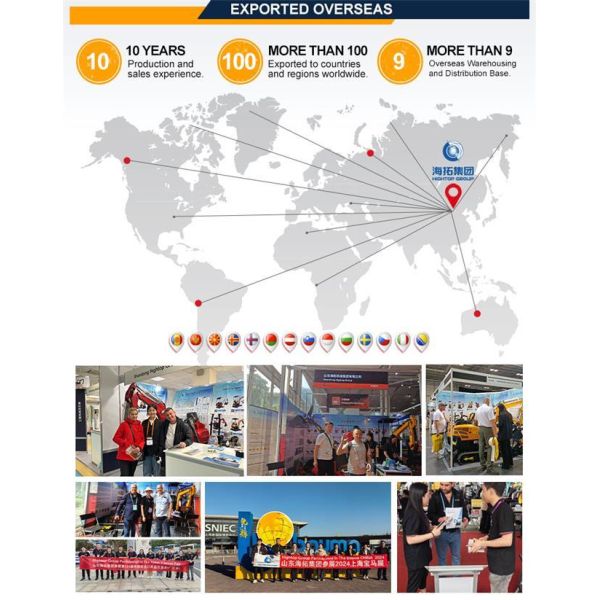 HT18L Mini Excavator with 1310kg Operating Weight
