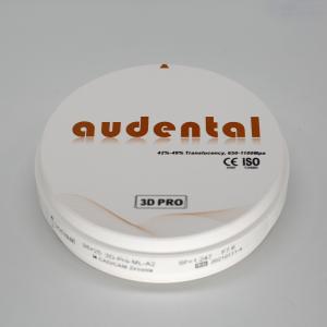 Crown Dental Zirconia CAD CAM Blanks 3D Pro 98mm / 95mm System AG