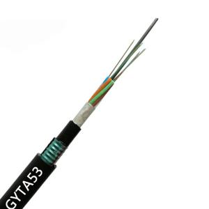 Direct Burial GYTA53 Multimode Underground Fiber Optic Cable 250um