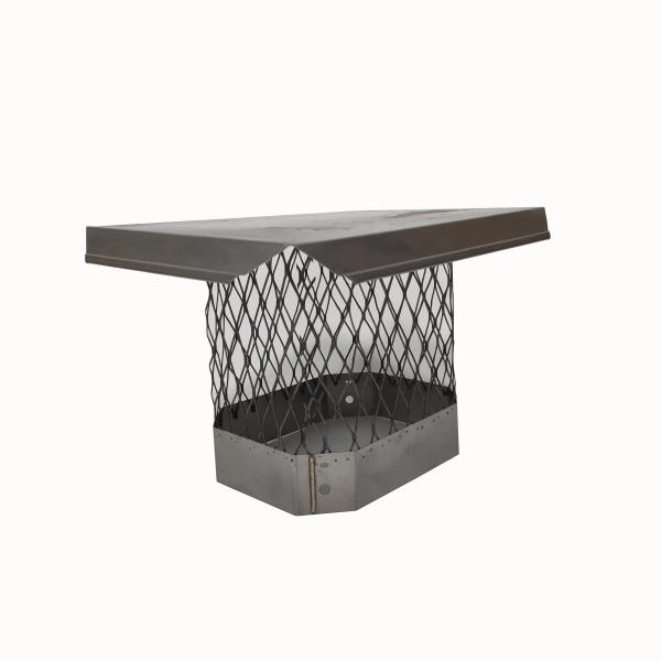 Buy Powder Coated 10" Rectangular Stove Pipe Rain Cap Polished Surfce at wholesale prices