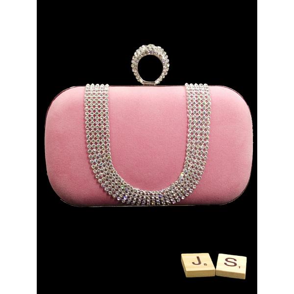New handmade diamond evening bag banquet upscale bridal clutch bag Europe
