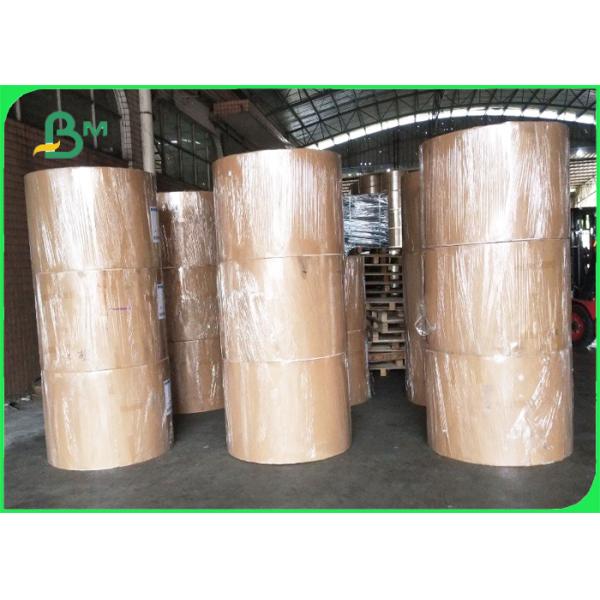 virgin brown kraft paper Strong Kraft Fiber Virgin Brown Kraft Paper Food Contact 90gsm X 1000mm Roll