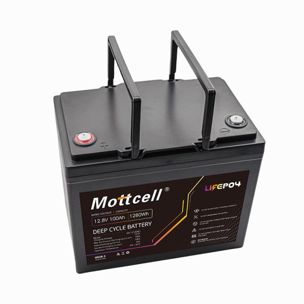 Capacity Lifepo4 Rechargeable 12V Battery - 100Ah IP67 Protection Lightweight