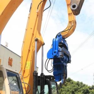 3000rpm Mining Excavator Vibro Hammer Mounted 30 Ton Alloy Steel