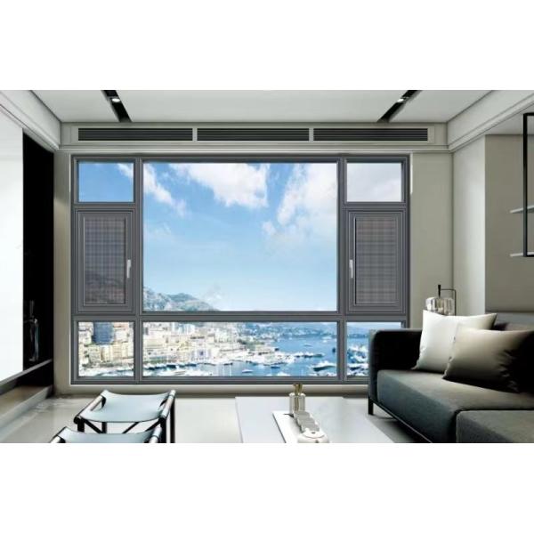 Custom Aluminium Office Building Casement Windows with Soundproof and Insulation