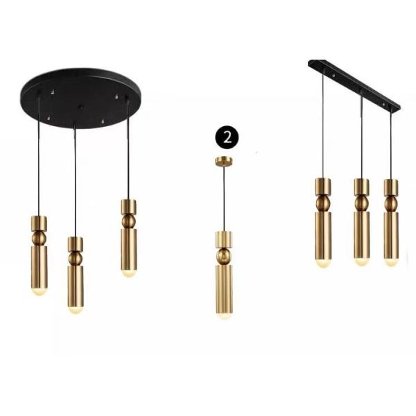 Buy Kitchen Dining Room Bedroom Bedside Lamp Romantic Gold Led Pendant Lamp at wholesale prices