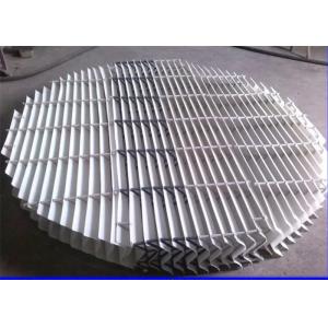 China ISO9001 Vane Pack Mist Eliminator Custom Plate Shape And Spacer Hooks on sale