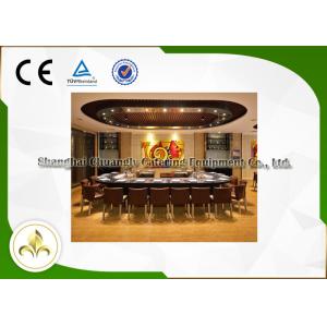 Custom Outdoor Hibachi Table , Stainless Steel Teppanyaki Grill Outdoor