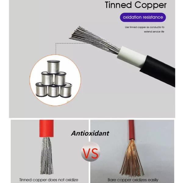 Buy Waterproof 2 Core Dc Solar Pv Cable 16mm2 Low Voltage For Power Panel Station at wholesale prices