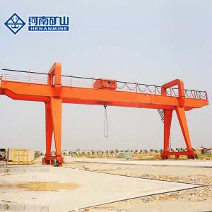 A Type 50T Double Girder Hook Gantry Crane For Outdoor Loading