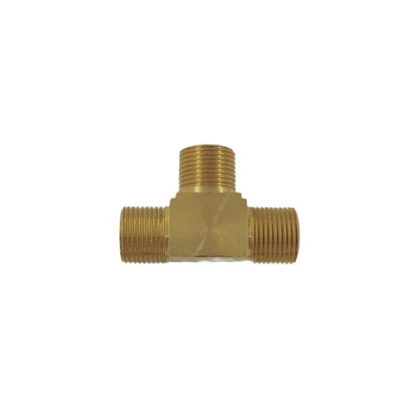 Buy 1/4inch  M/M/M Tee Brass thread Pipe Fitting at wholesale prices