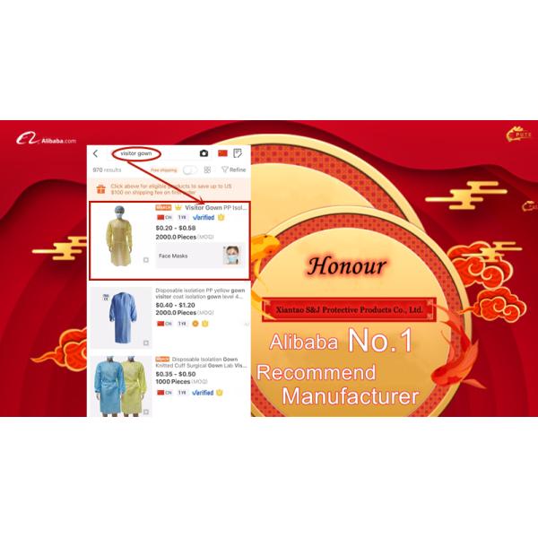 S&J Wholesale Protective 3 ply IIR CE Certified Surgical Disposable Medical Face Mask F2100 ASTM Level 2