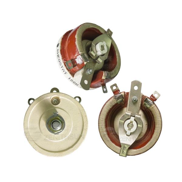 100Watt Ceramic Tray Wire Wound Potentiometer Rotary Rheostat Power