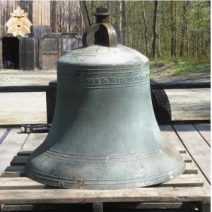 Brass Color Large Bronze Bell 3D+2D Design Metal Casting And Polishing