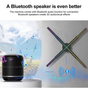 3d Holographic Display 50cm Hologram Fan with MP4/AVI/RMVB/GIF/JEPG/PNG/MKV