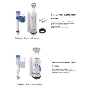 1.6Mpa 1/2" Adjusting Cistern Fill Valve For Toilet Tank