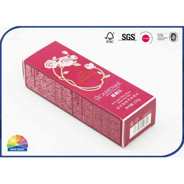 Buy 350Gsm Folding Cardboard Essential Oil Gift Box With Pattern Embossing at wholesale prices