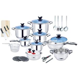 30pcs Picnic cookers pots and pans / saucepan stainless steel casserole and