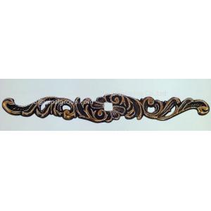 Quality L202mm*W26mm bags onlays,Zinc alloy,antique bronze,size &amp; finish can be OEM produced. for sale