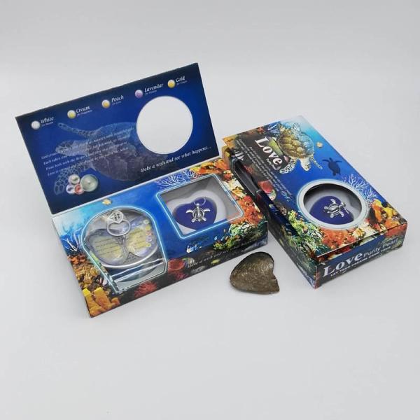 DIY Creativity Genuine Pearl in Oyster Love Pearl Necklace Kit with Turtle Shape Cage Pendant