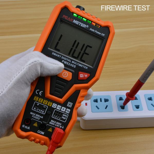 High Safety Digital Multimeter Autorange , Auto Ranging Multimeter Electrical Continuity Tester