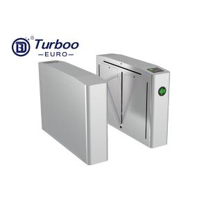 SUS304 Access Control Turnstile Gate Optical Stainless Steel Waist Height