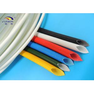 6.0mm Silicone Fiberglass Sleeving , Wiring Harness Proetction fibreglass sleeve