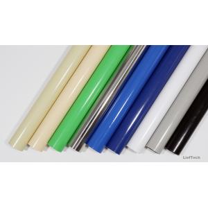 China Plastic PE Coated Steel Pipe 1.5mm Thickness Antirust Treatment on sale
