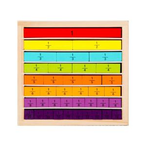 Montessori Wooden Mathematics Addition Subtraction Operation Fraction Learning