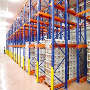 Quality 500mm Drive In Pallet Racking Industrial Shelving Cold Storage for sale