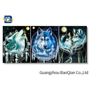 Depth Effect 3d Picture Of Animal Wolf , Changing Flipped 3d Picture