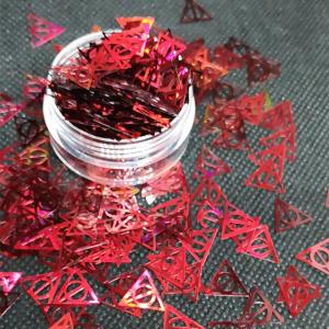 Harry and Potter Triangles with Circle Gitter Shape Deathly Hallow Glitter The