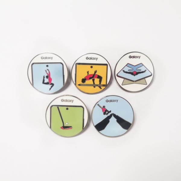 Round Pin Badge Raw Material Button Badge 58mm Custom Sublimation Blank Plastic Acrylic Tin Button Badge