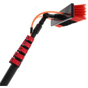 ISO9001 5.4m Black Carbon Fiber Solar Module Cleaning Brush