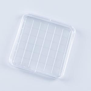 Sterile Square Petri Dish Smooth Surface 90x15mm