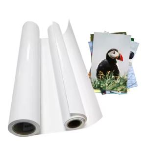 Waterproof Instant-Dry Glossy 260gsm Cast Coated Photo Paper Roll For Dye Ink