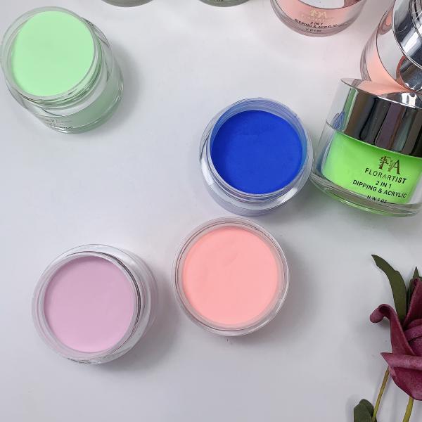 Wholesale Loose Nail Acrylic Solid Powder Private Label Nail Dipping Powder Custom Bulk Acrylic Dip Powder