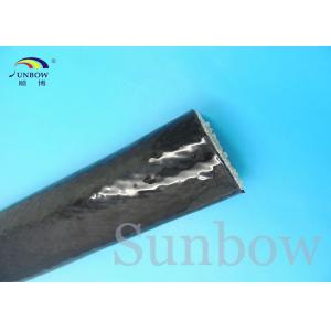 Silicone Coated Fibreglass Fire Protective Fire Sleeving High Temperature