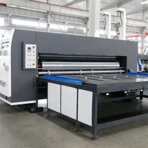 Advanced Chain Feeding 2 Color Corrugated Board Flexo Printing Rotary Slotting