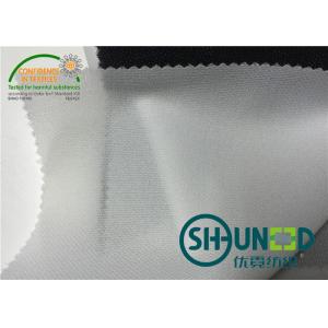 Double Dot Interfacing Material , PA Coating pcc Interlining Shrinkage