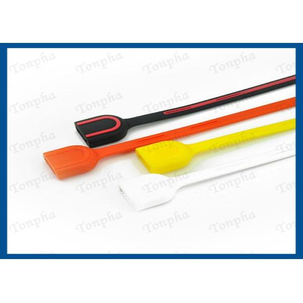 Promotional Thin Wristband Flash Drive Convenient Carrying Silicone Material