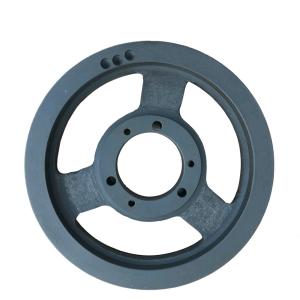 Transmission Ductile Cast Iron V Belt Pulley Shoot Blasting Surface