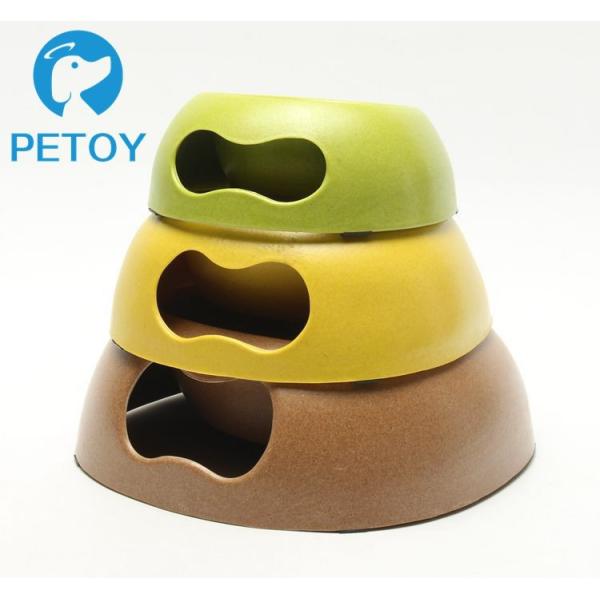 Buy Portable Dogs Bio Bamboo Pet Bowl Environmental Friendly New Design at wholesale prices