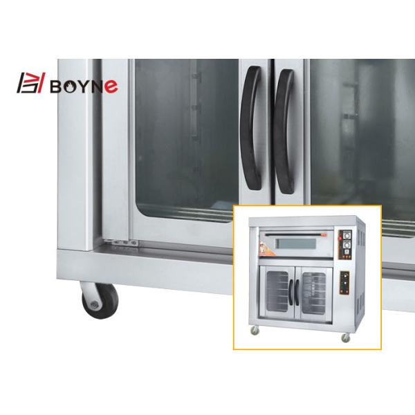 Two Deck Four Trays Gas Oven With Proofer Baking Oven With Fermentation Box Kitchenware