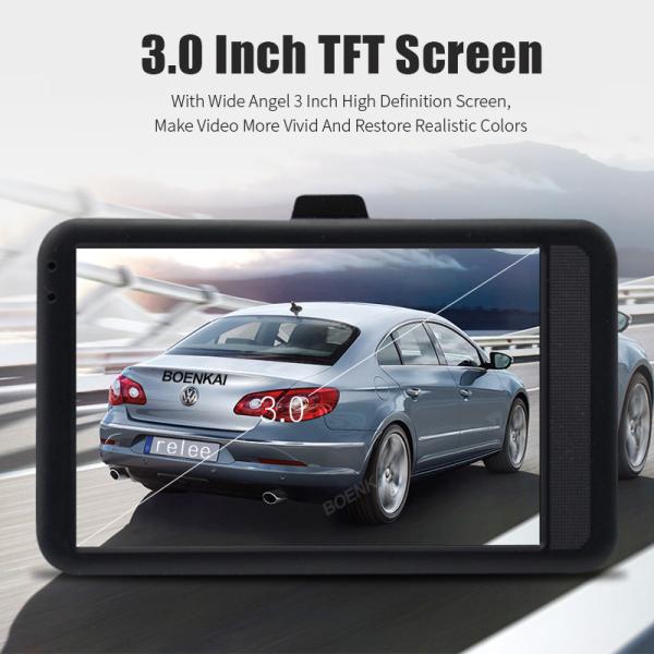 3" CMOS Mounted Car DVR Mirror Dual Camera Digital Video Recorder