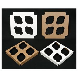 standard 4pcs cupcake insert Muffin tray cake holder