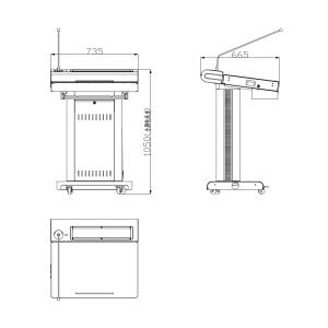 32 Inch 4k Smart Digital Multimedia Podium And Lectern For Universities
