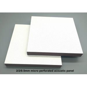 Yoge Room Ceiling Tile 2/2/0.5mm Microperforated Acoustic Panels Soundproofing