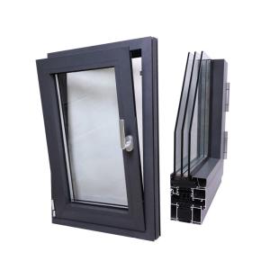 1.8mm Wall Thickness Aluminum Casement Glass Windows for Superior and Customized